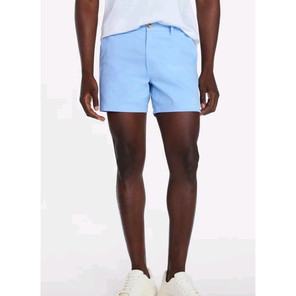 Men's Geroge modern fit flat front shorts size 42 9" inseam color Blooming blue